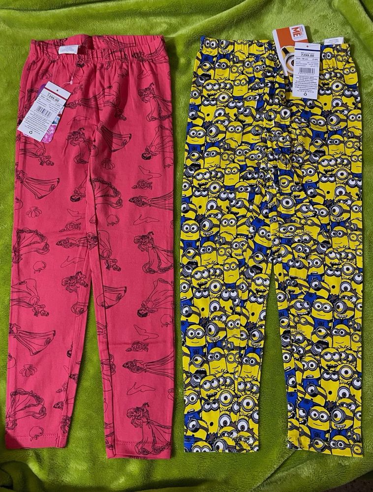 New W Tag,Set Of 2 Girls Leggings