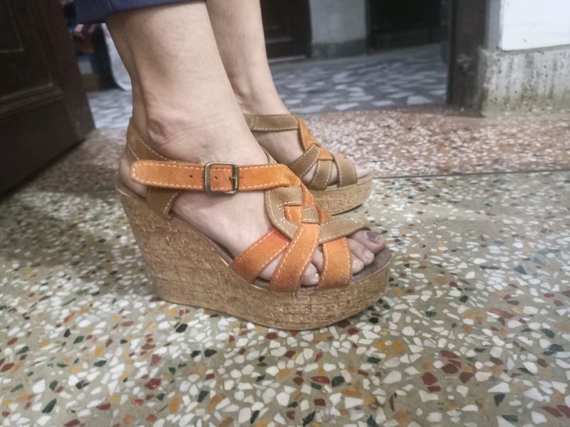 Brown Wedges For Casual Or Party