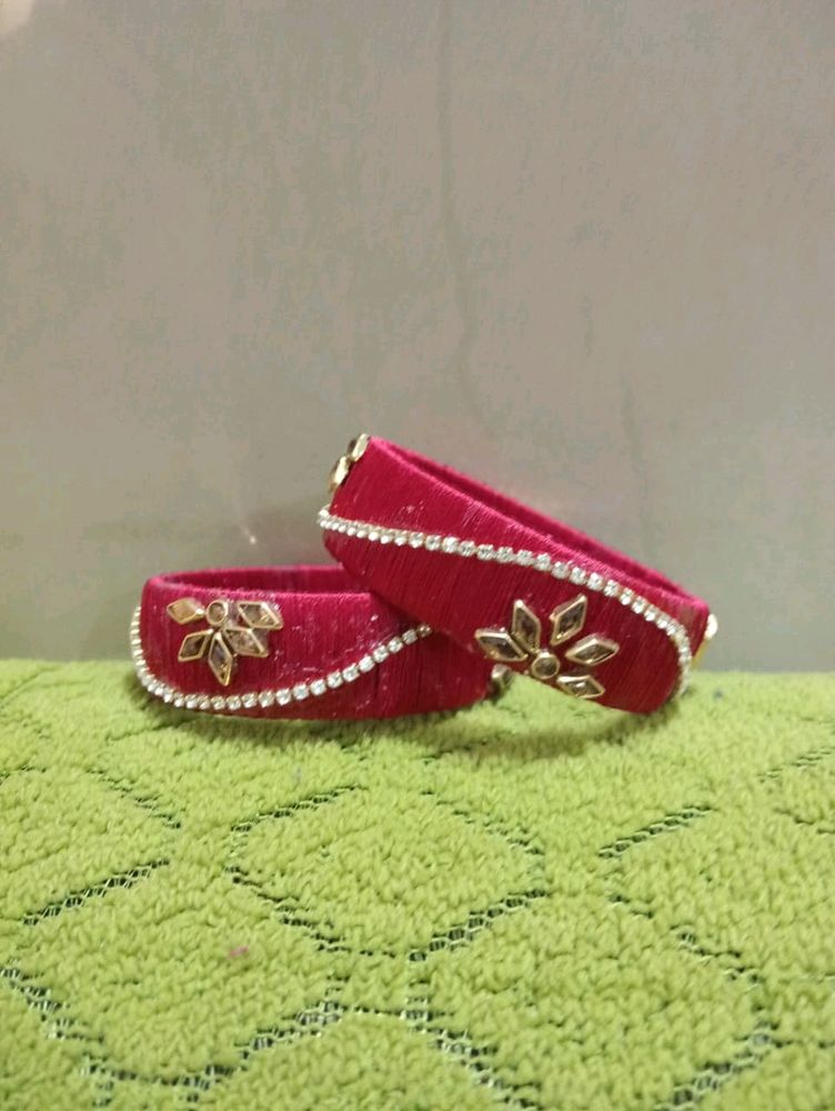 Hand Made Silk Thread Bangles