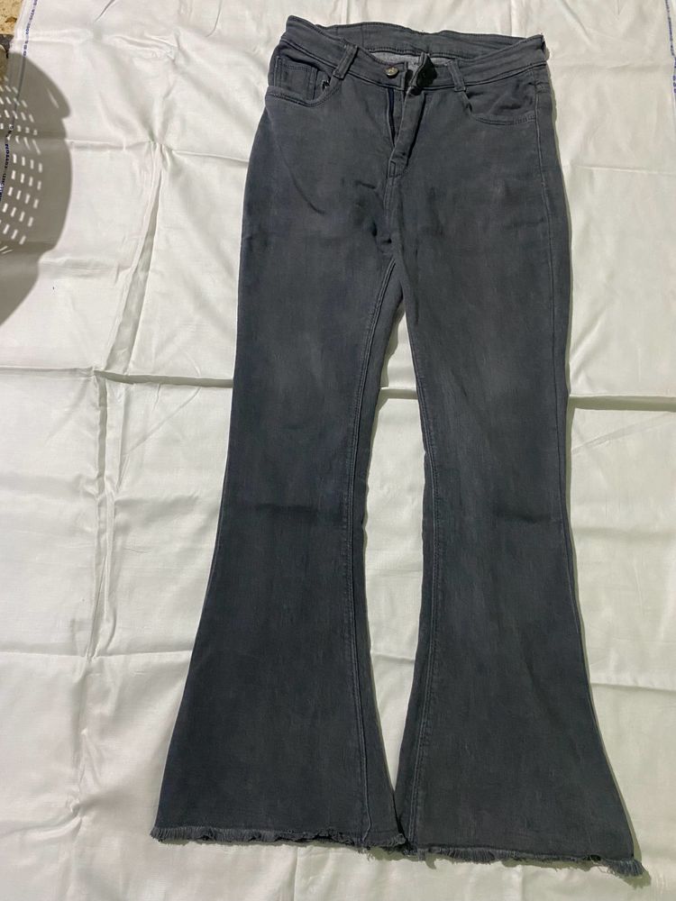 Bootcut Grey Jeans