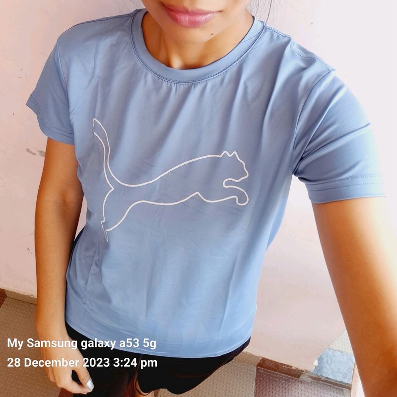 Puma T Shirt For Women's Blue