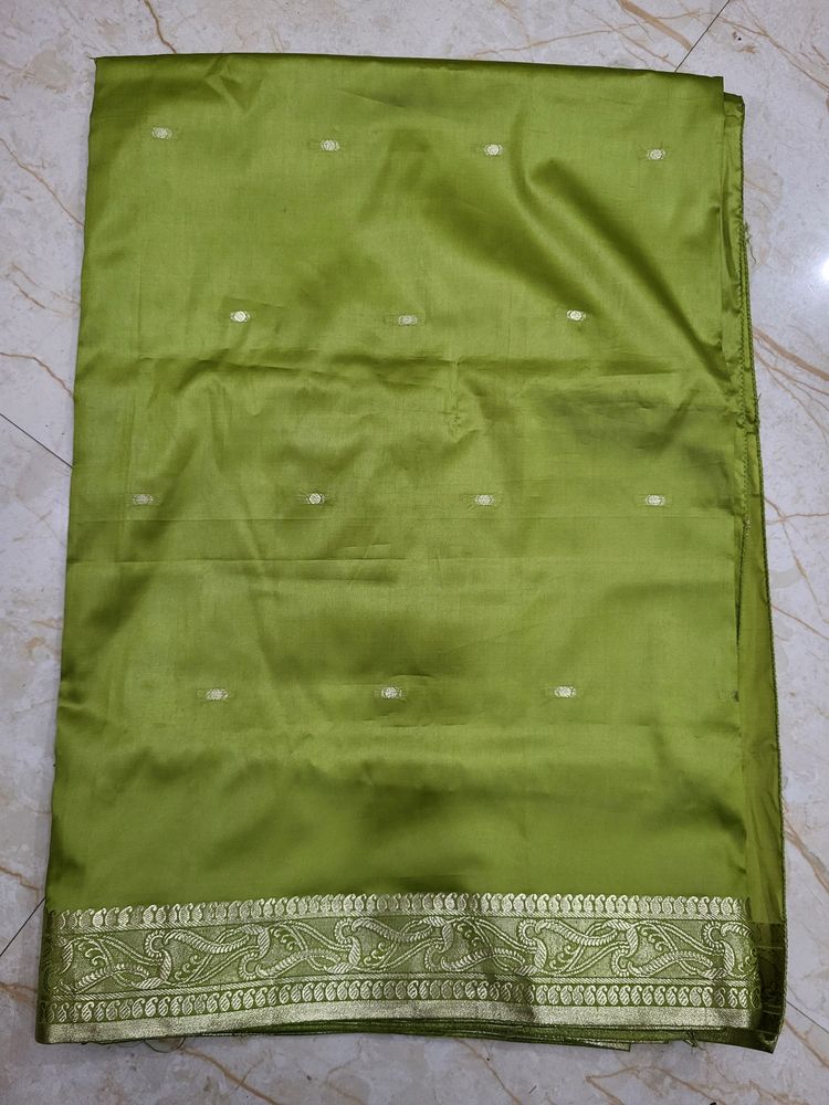 Silk Olive Saree