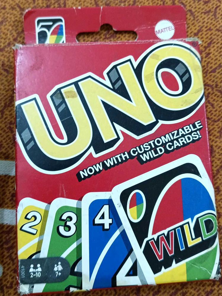 Uno Cards 2-10players Can Play ▶️🃏🃏