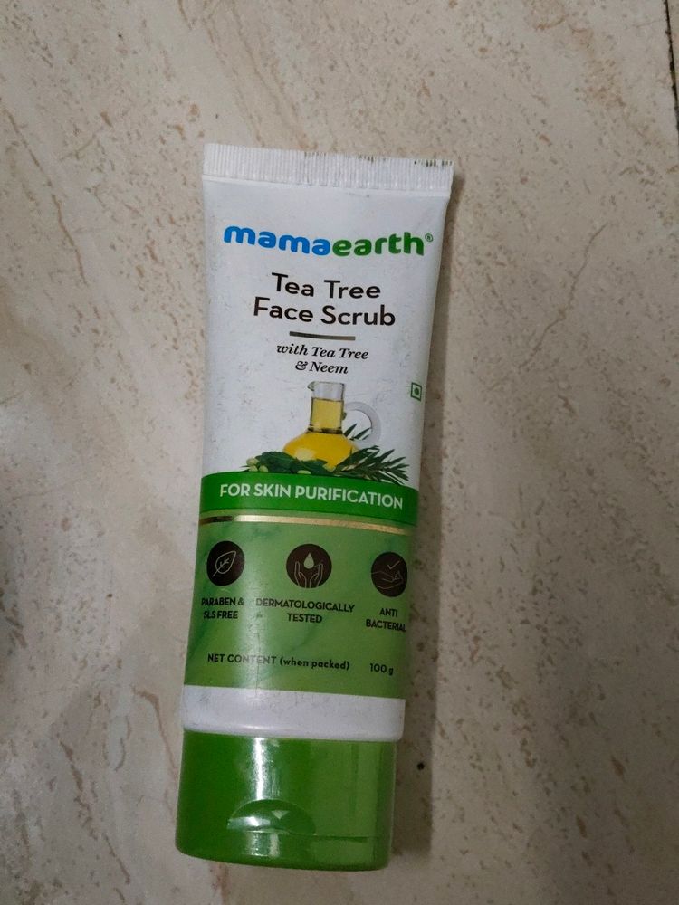 Mamaearth Green Tea scrub + A Gift Worth 225 Free