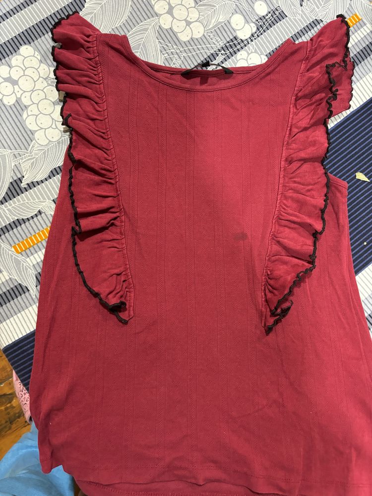 Maroon Veromoda Top