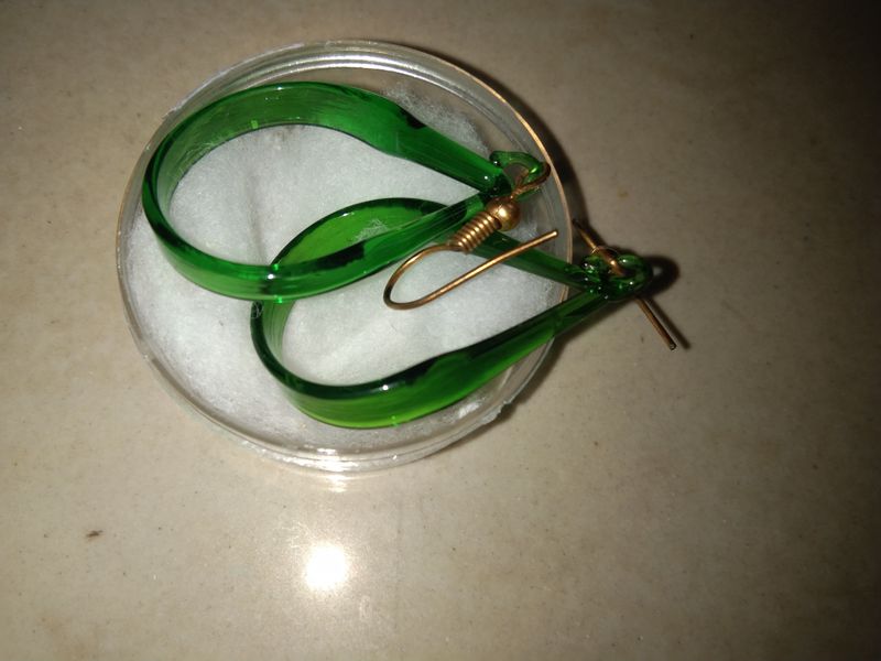 Green Colour Earrings