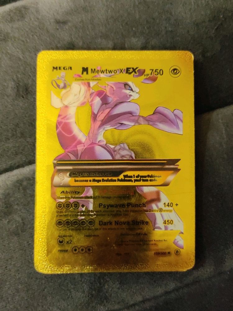 Mewtwo Ex Golden Card