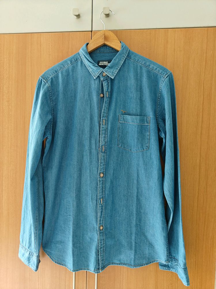 Flying Machine Blue Shirt