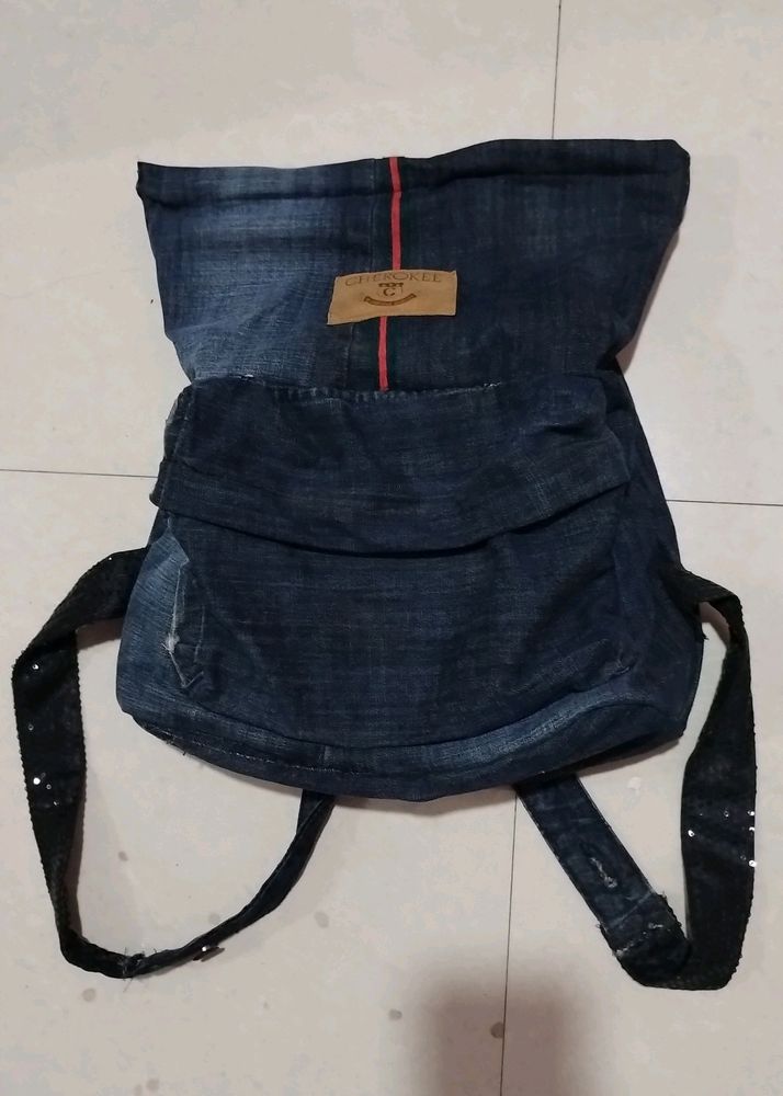 Denim Jeans College Bag