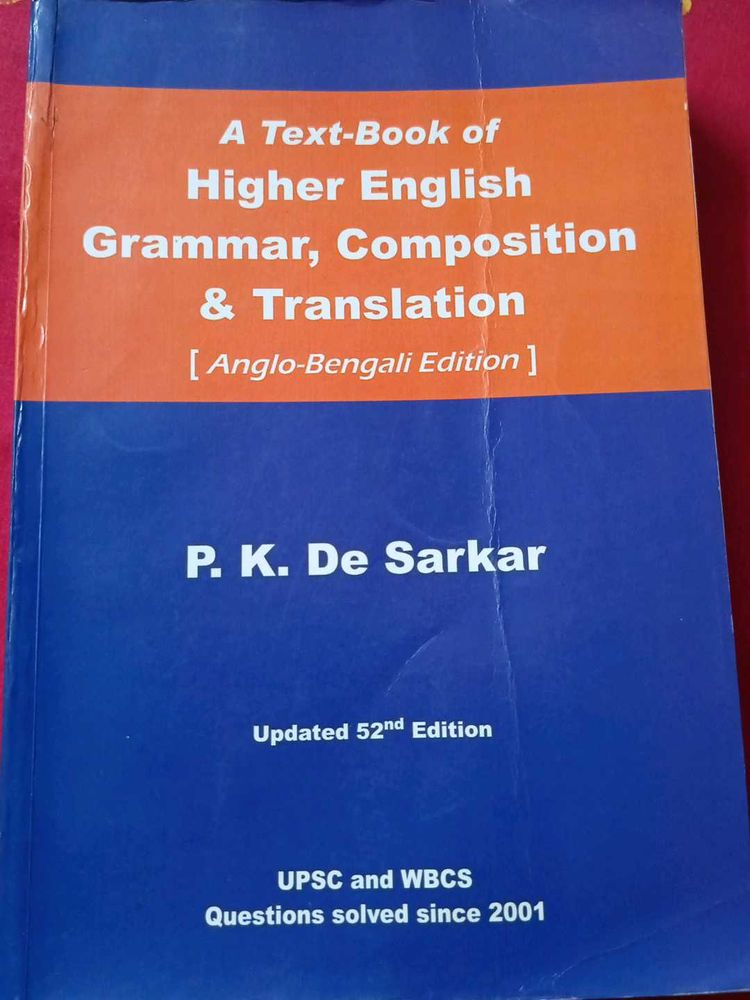 Higher English Grammar, Translation And Compositio