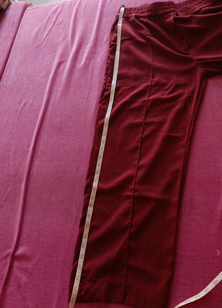 Formal Maroon Trouser