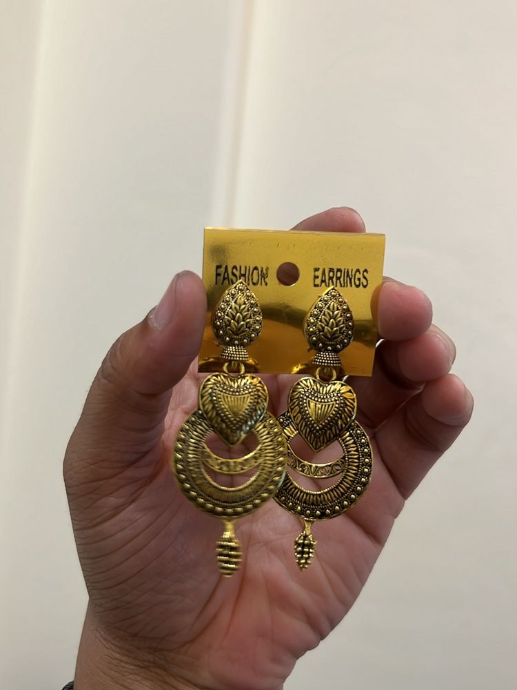 Golden Earrings For Women