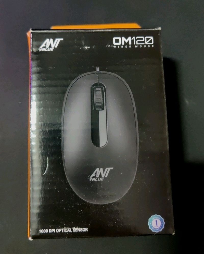 Ant Value Wired Optical Gaming Mouse Bleck