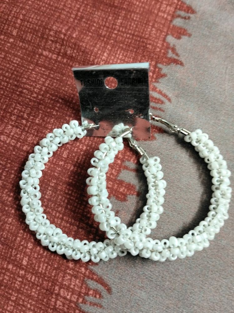 Beaded Loop Earrings