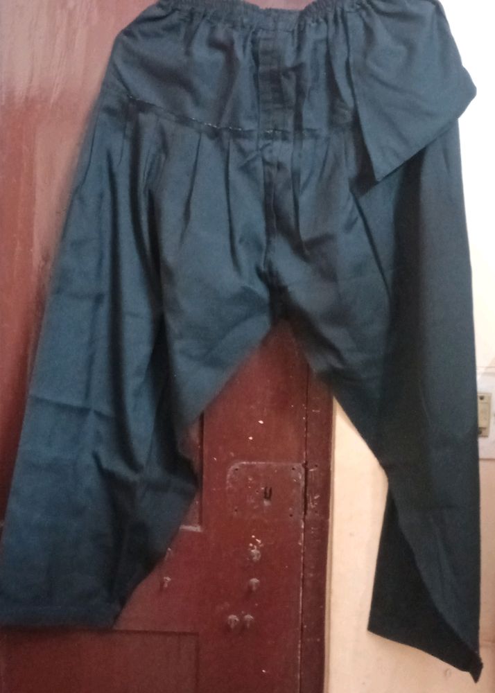 Black Patiala Pant with pocket