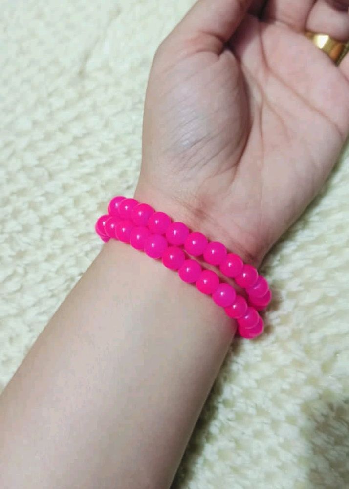 Pink Bead Bracelet 💕