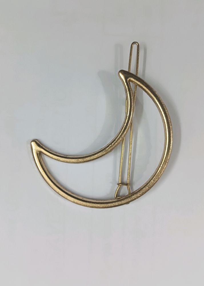 Crescent Moon Hair Clip