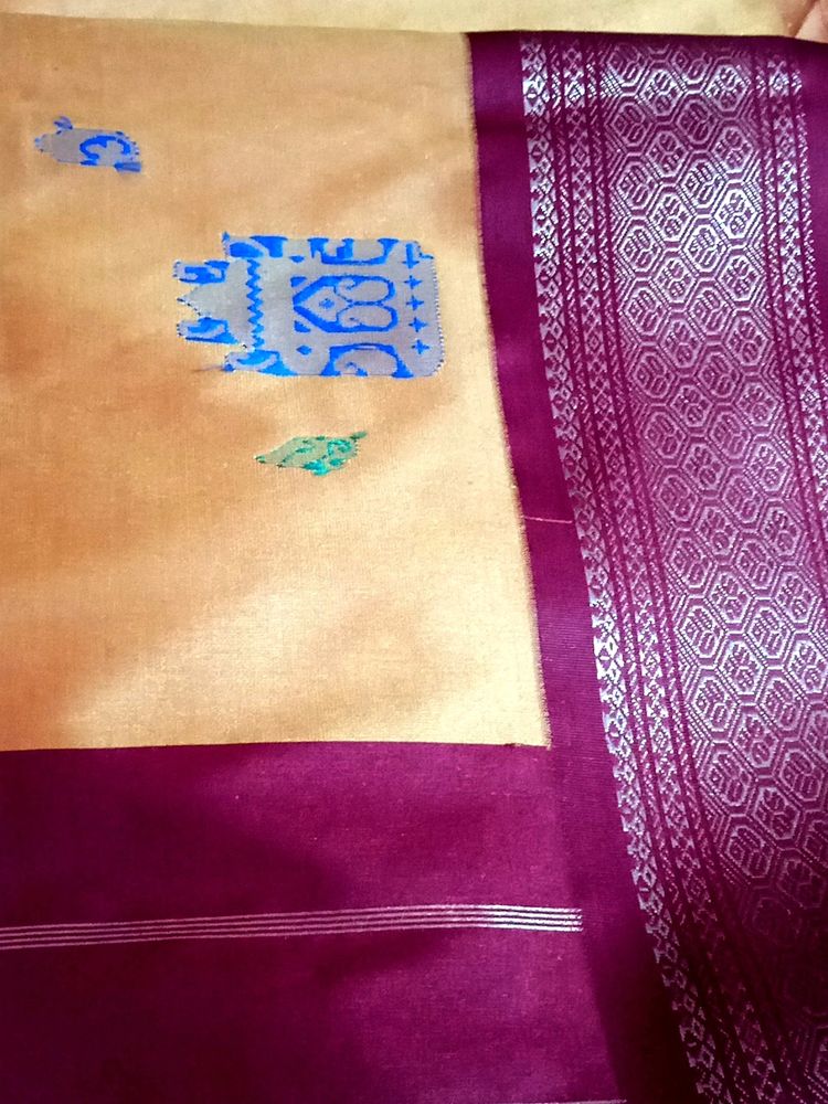 PATTU SAREE WITHOUT BLOUSE.