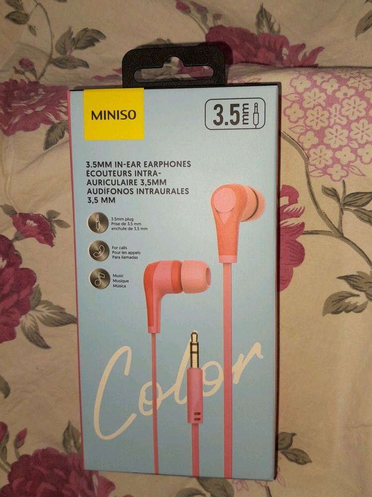 MINISO earphones (New)