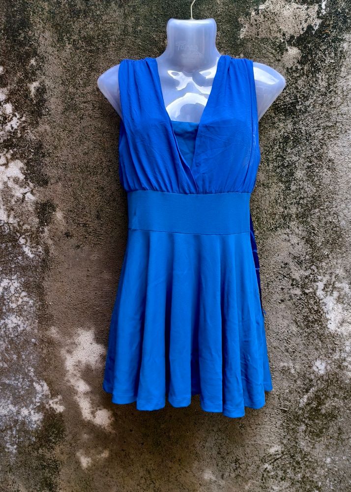 11Q. NAVY BLUE CUTE MINI FROCK