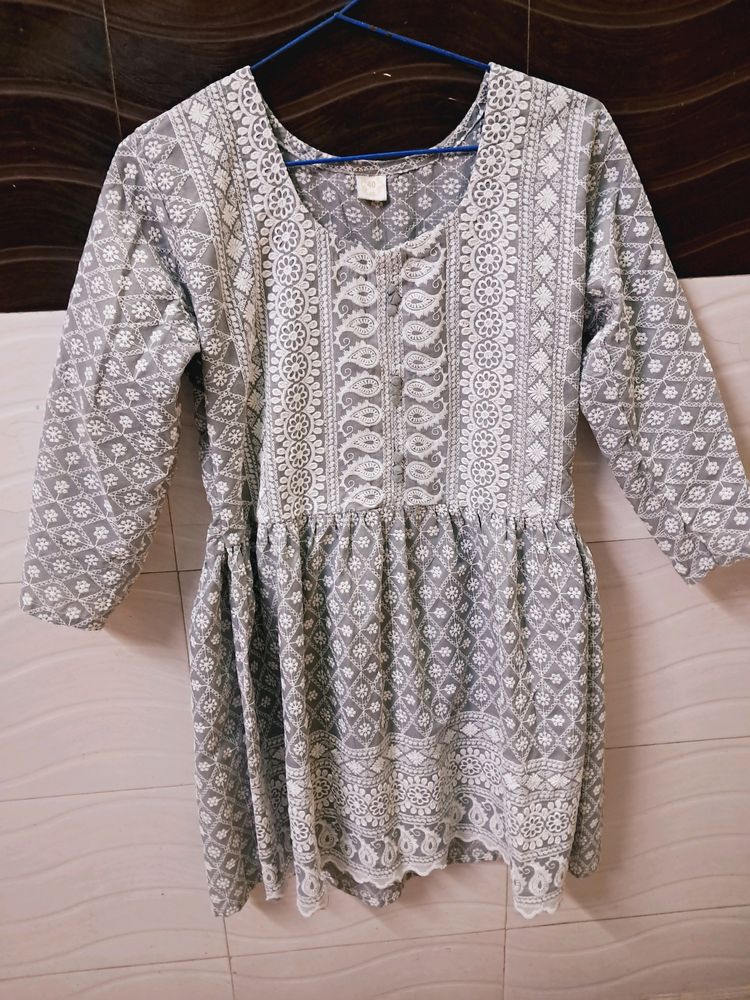 Chickenkari Kurti Top