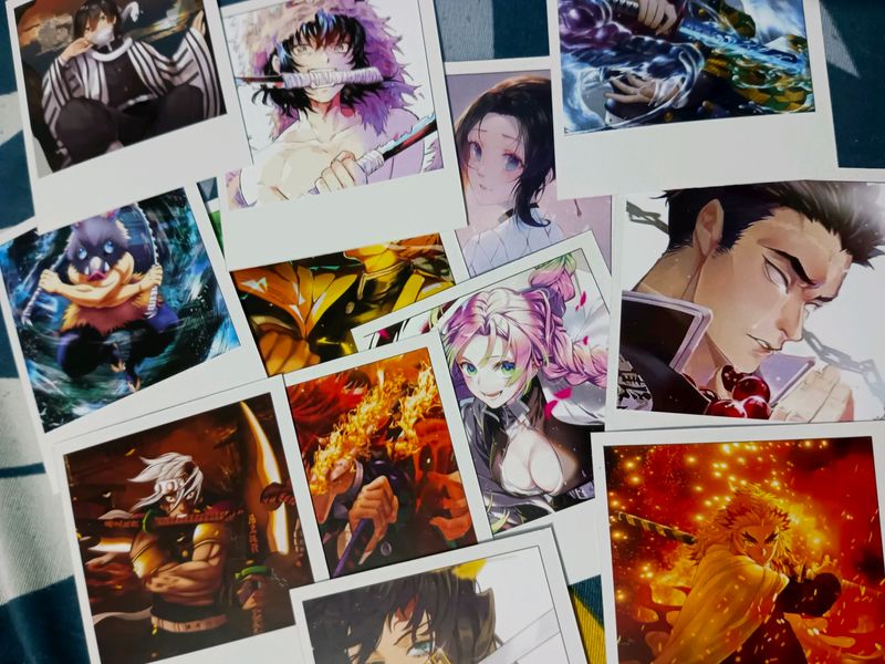 Demon Slayer Anime Polaroid Photo Cards