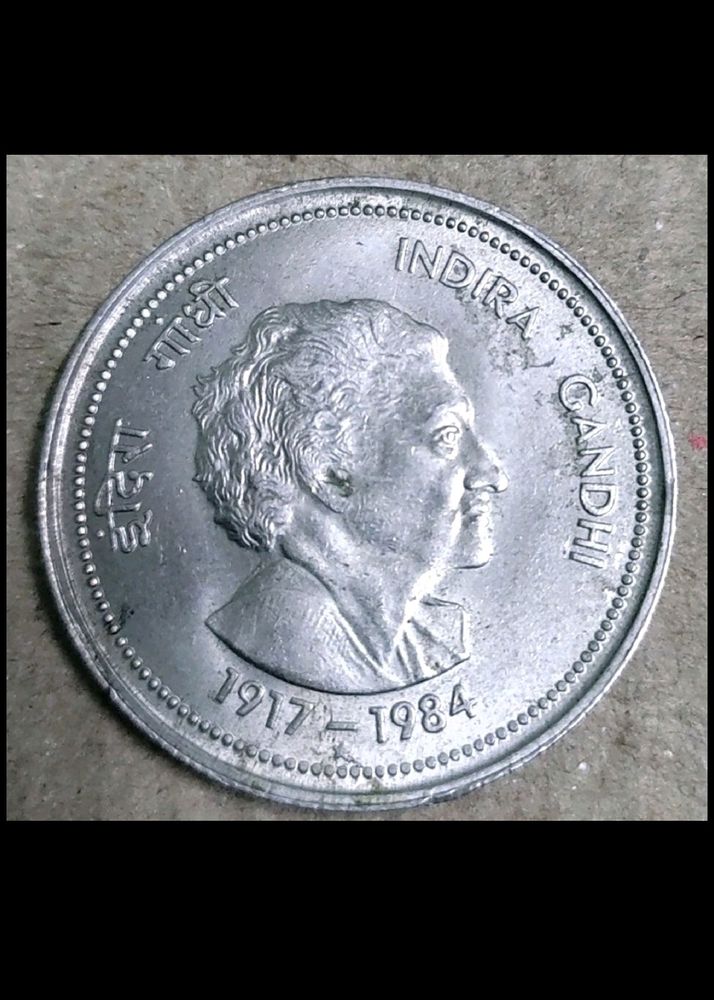 Old Big 5rs Coin