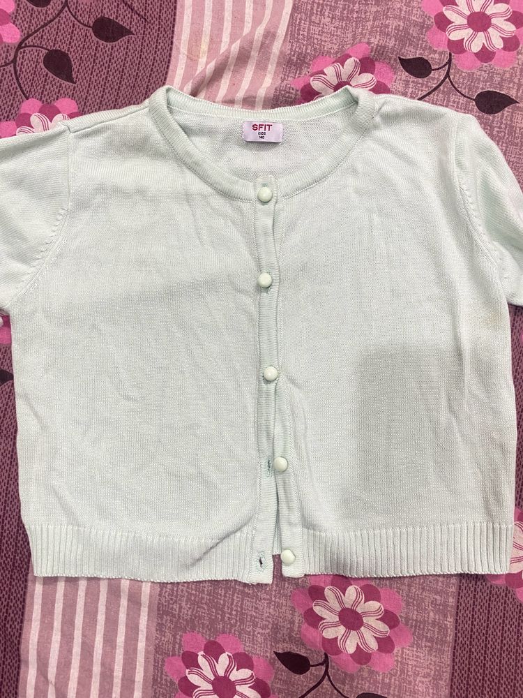 Cotton Cardigan Style Top For Women