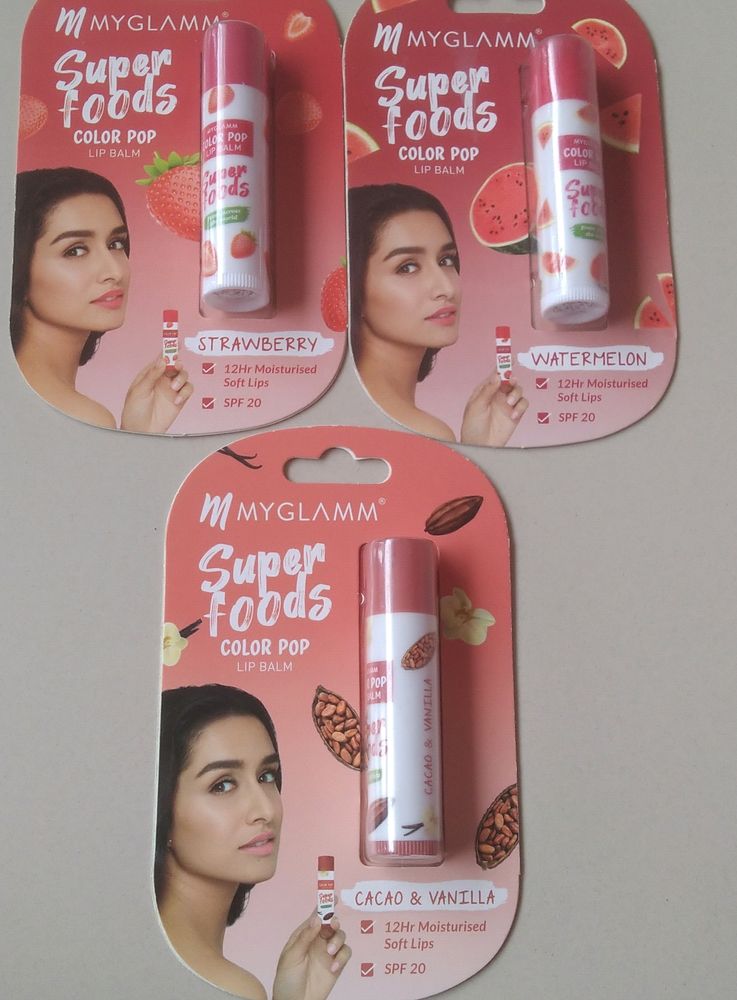 Combo Of 3 Lip Balm