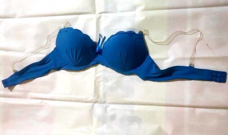 Blue Peded Bra For Women ✅