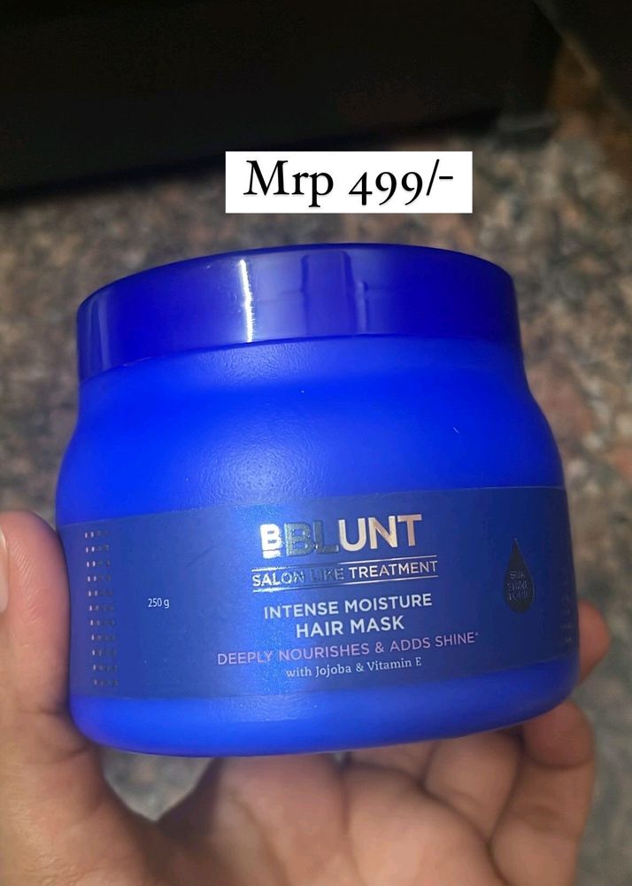 COMBO Of  PBBlunt Moisture Hair Mask + Hydra Serum