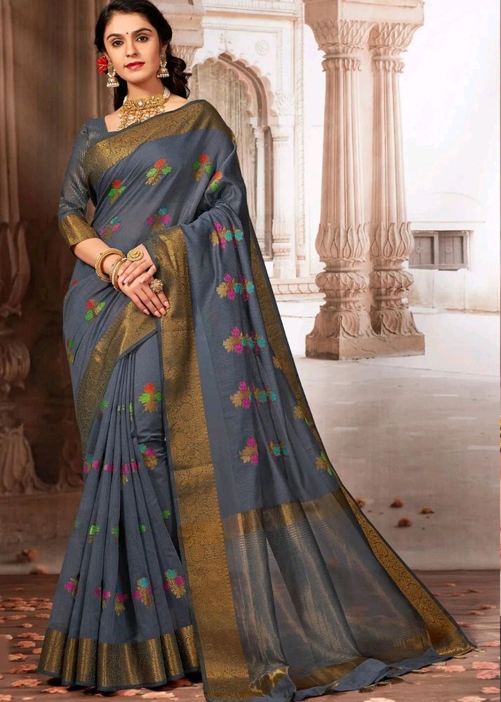 Sri Lakshmi Soft Cotton Saree with Zari Weaving Wo