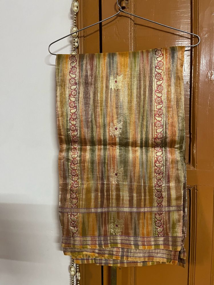 Golden Brown Saree