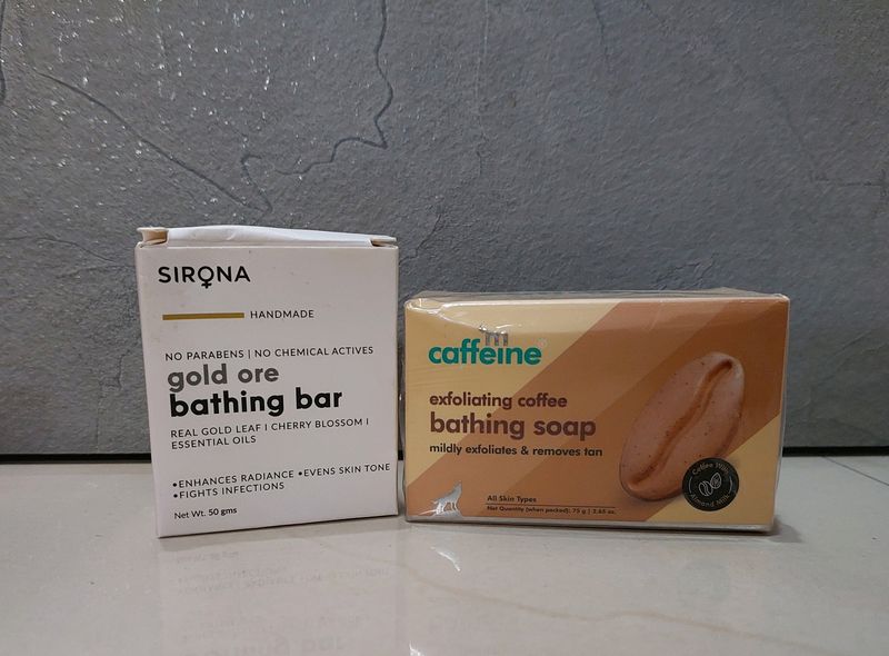 Combo MCaffeine Coffee + Sirona Gold Ore Soap