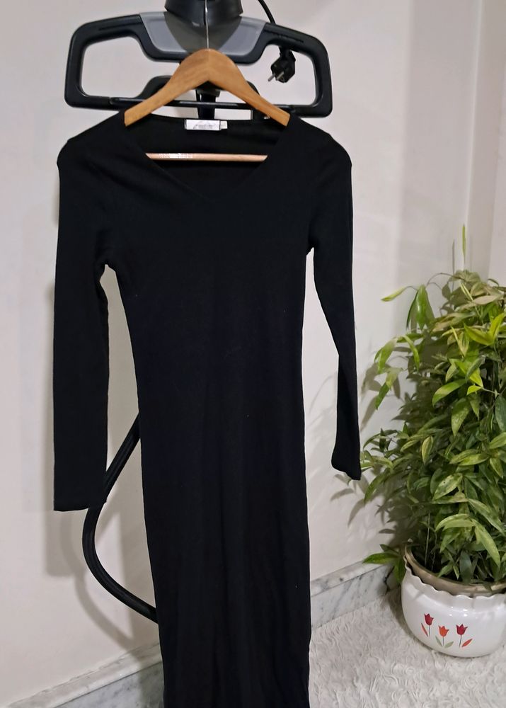 Brand new Black Ribbed Bodycon Dress