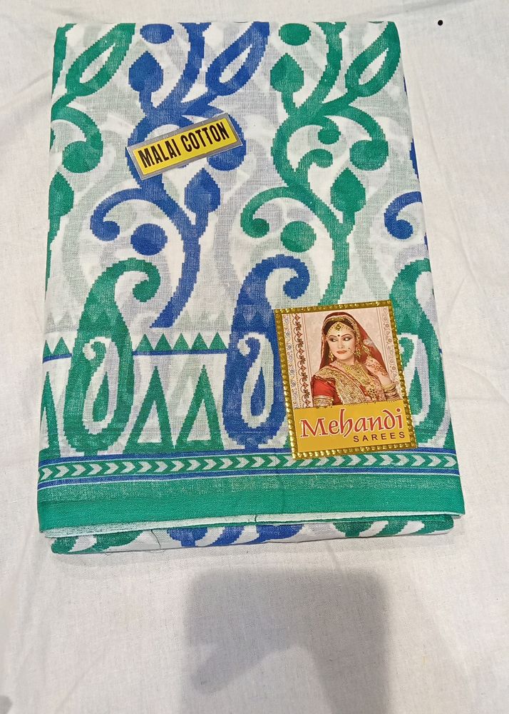 Malai Cotton Saree