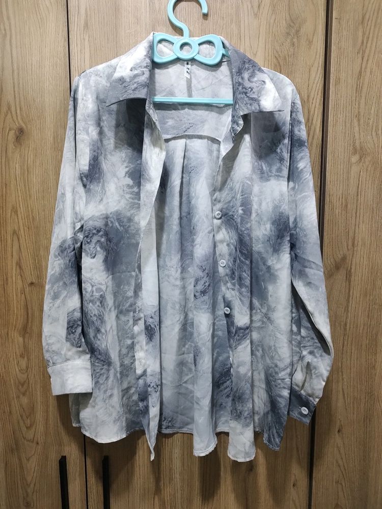 Grey Watercolor Effect Shirt