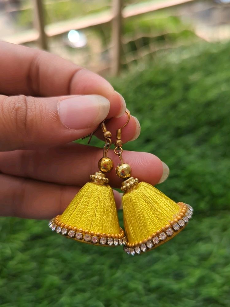 Jhumka Silk Thread Earings