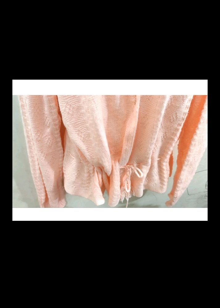 Peach Colour Sweater