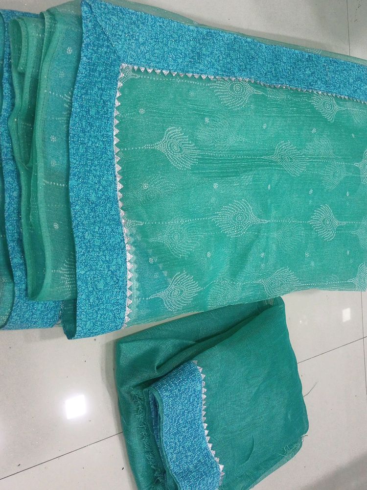 Georgette Saree With Blouse