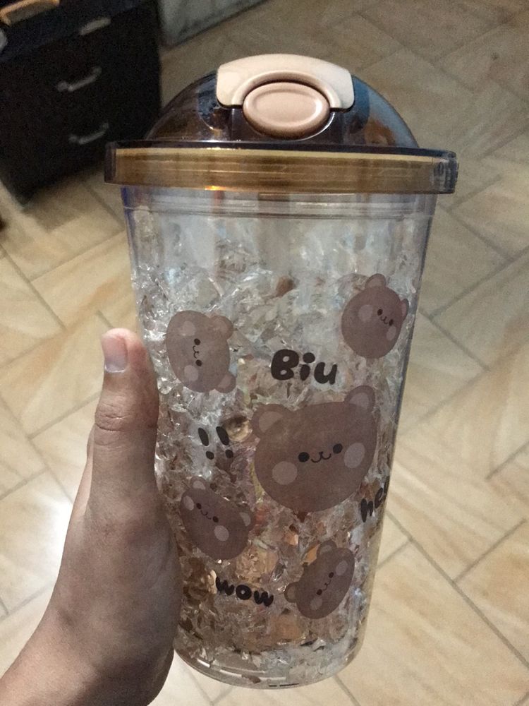 Frosty Ice Cup Tumbler [Brown Bear]