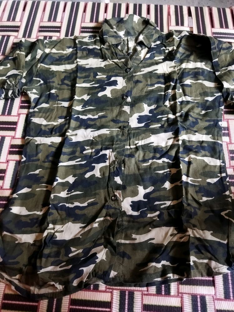 Army Printed Top