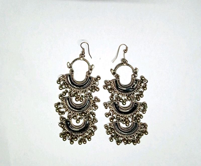 Beautiful Long Oxidised earrings