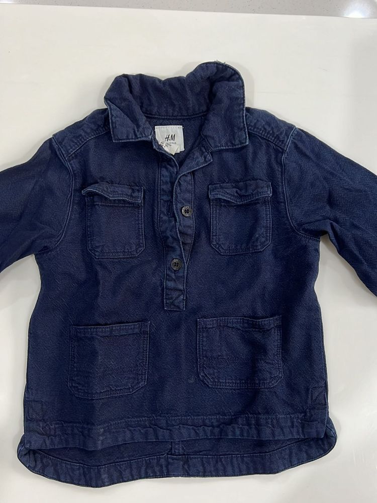 H&M Denim Shirt 👔 For 3/4 Year Boy 👦