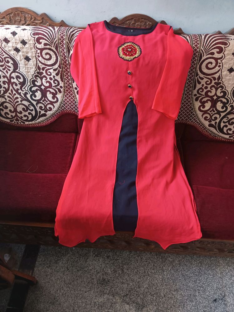 Red kurta used