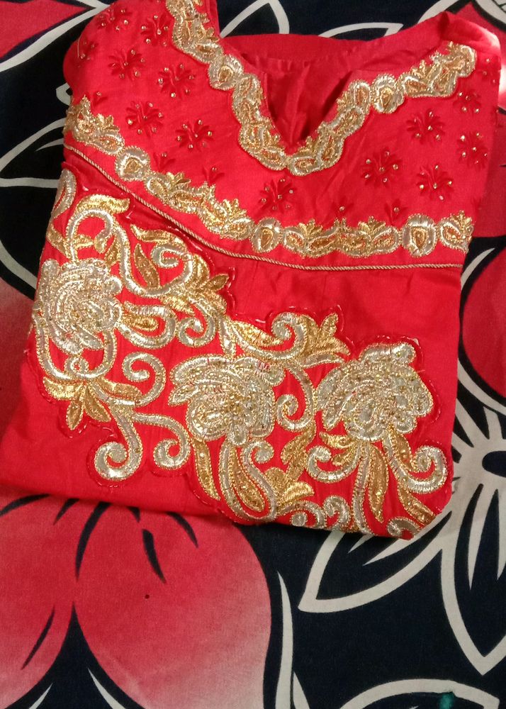 Red Gown Cotton