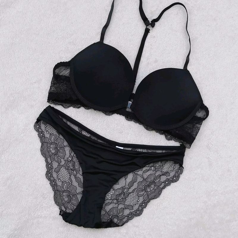 Front Open Bra Set