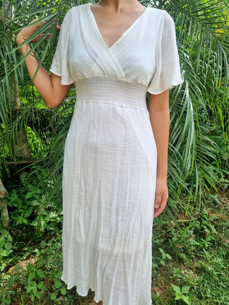 Gypsy Boho White Dress