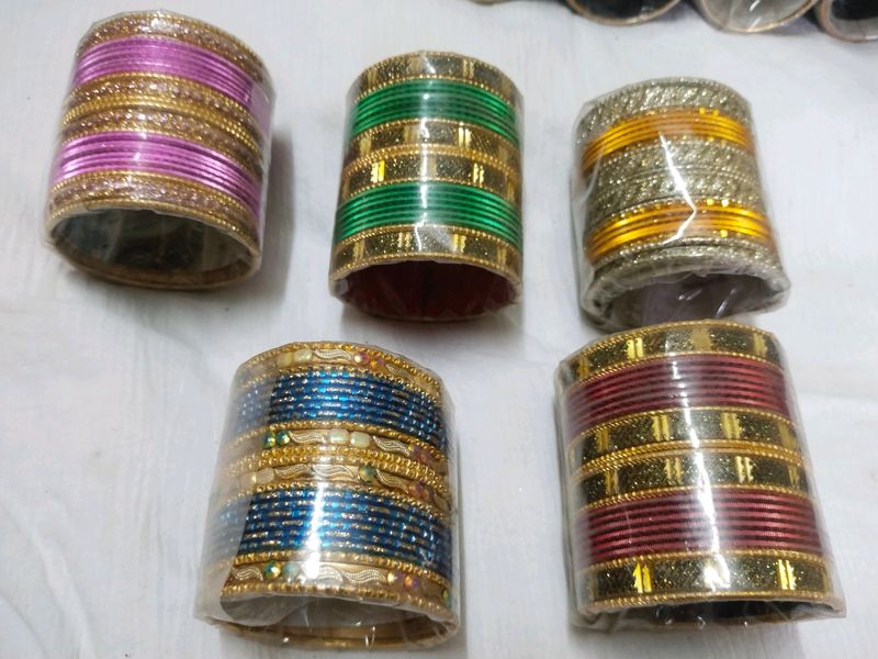 Combo Of 5 Beautiful New Bangles