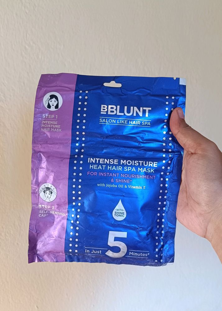 Bblunt Intense Moisture Heat Hair Spa Mask